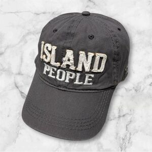 We People Island people Gray Adjustable Baseball Cap Hat adult unisex